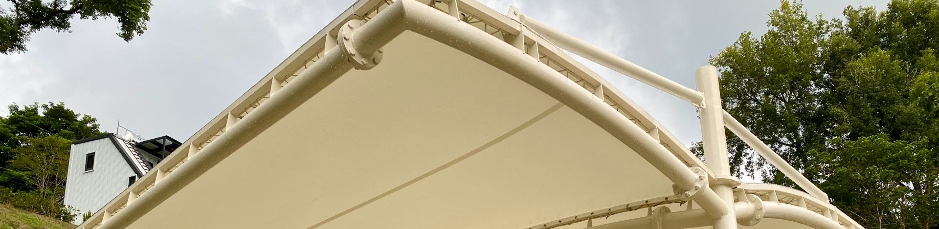 苗栗縣造橋鄉薄膜雨遮工程