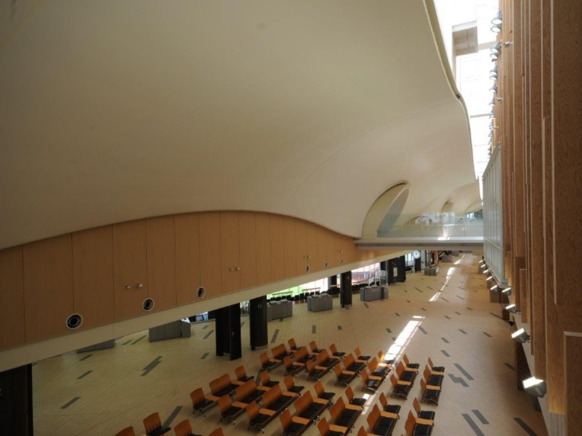 台北文化體育園區_大型室內體育館吸音膜工程