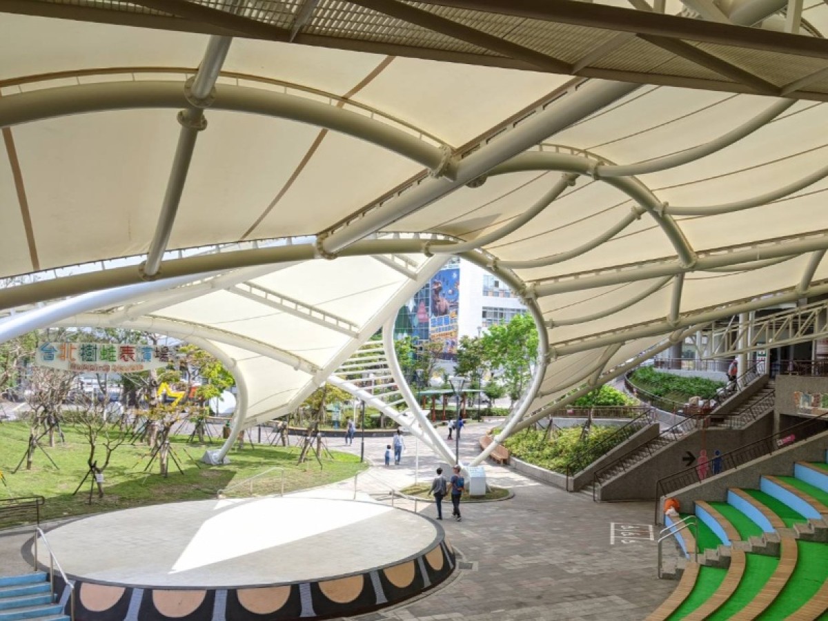 兒童新樂園遮陽遮雨工程
