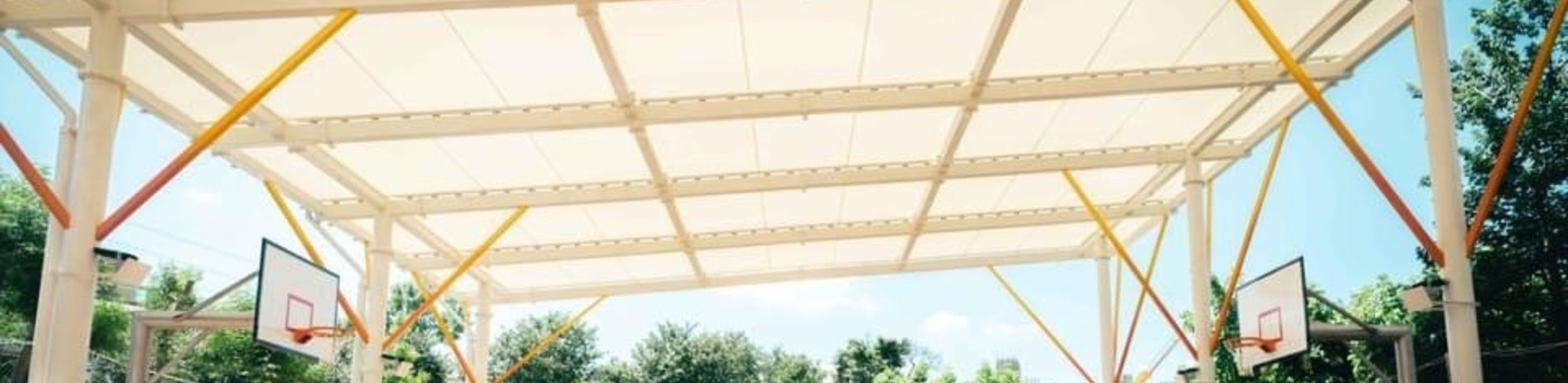 新北市鶯歌區永吉公園籃球場新設天幕工程